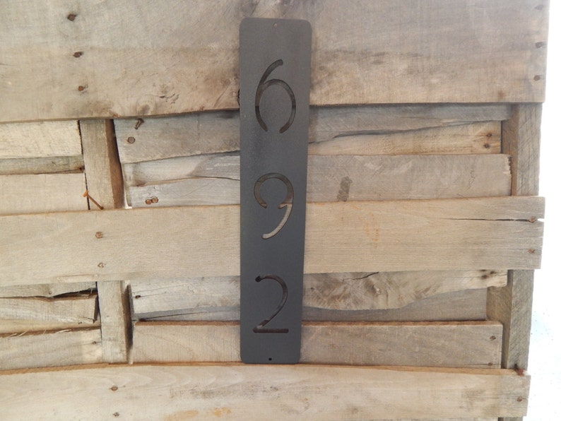 Vertical Mailbox Post Plaque Address Plaque House Number Etsy UK
