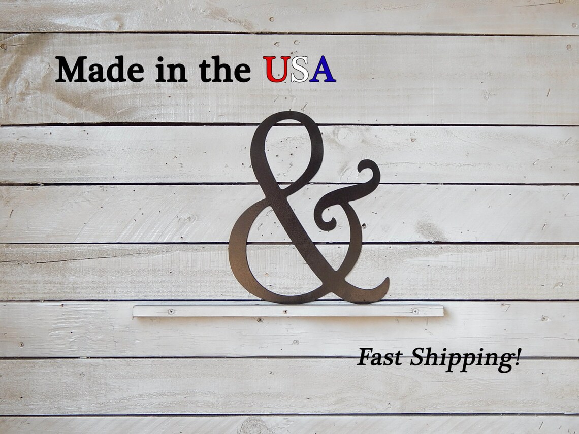 Ampersand Sign and Sign & Sign Wedding Decor Letters Etsy