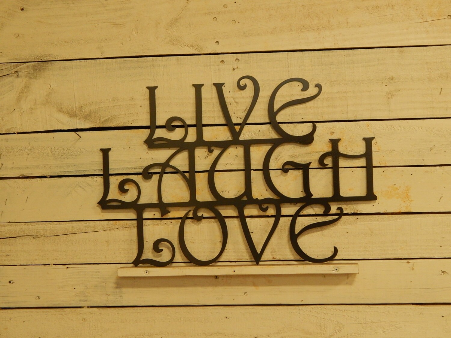 Live Laugh Love Sign Metal Art Love Sign Love Decor Etsy