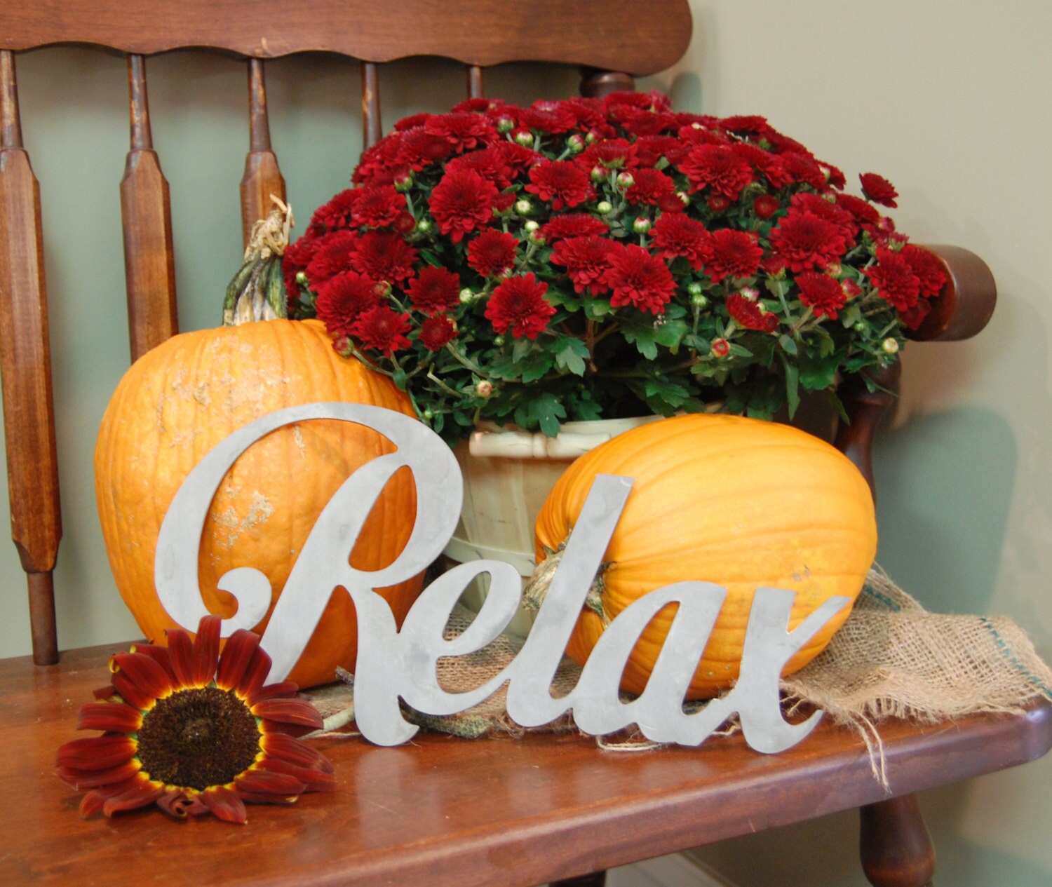 Relax Metal Sign Metal Art Bathroom Decor Outdoor Wall Art Etsy