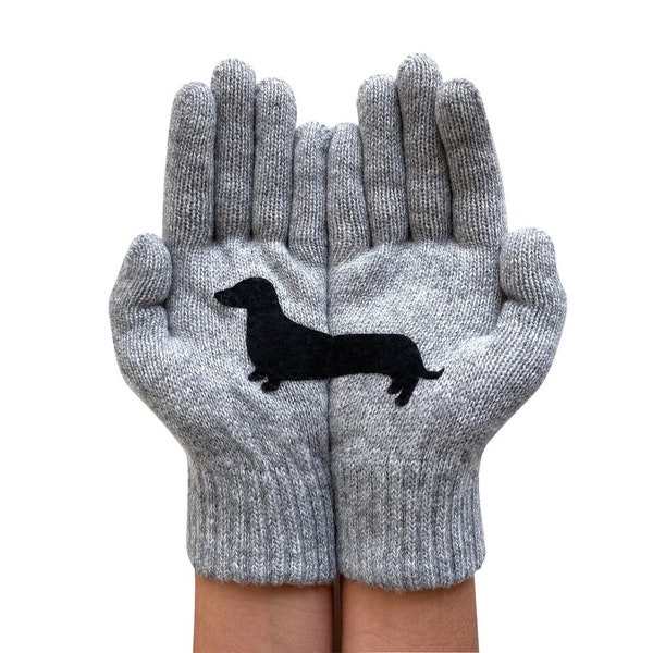 Dachshund Gifts, Animal Gloves, Handmade Clothing, Dog Mittens, Valentine Clothing, Wiener Dogs, Handmade Accessories, Valentine Gifts