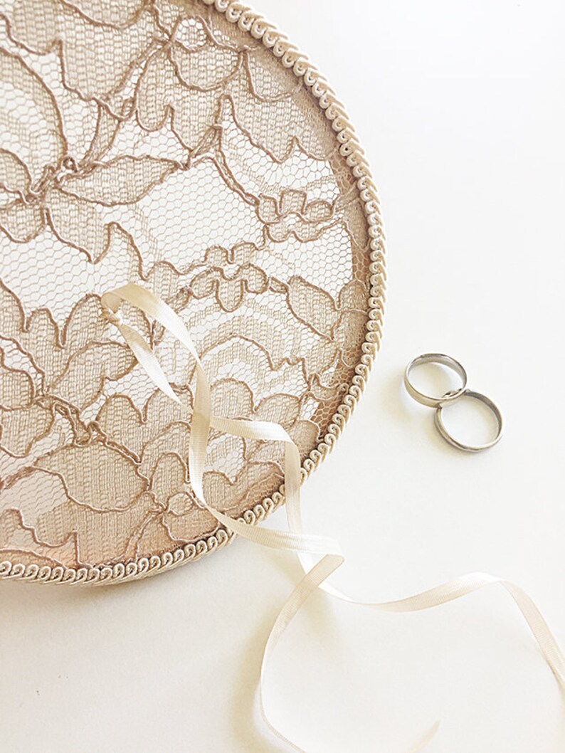 Ring Pillow Ring Holder Wedding Ring Bearer Pillow Etsy