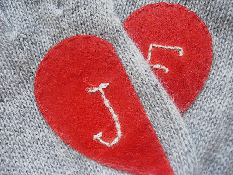 Customized Heart Gloves, Custom Mittens Women, Personalized Gift For Mom, Unisex Mittens, Personalized Teacher Appreciation Gift image 3