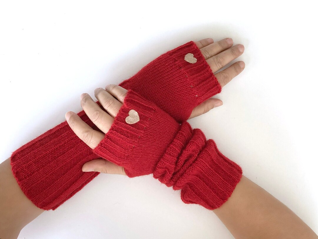 Guantes Manoplas Hombre S Mujer Guantes Largos Sin Dedos