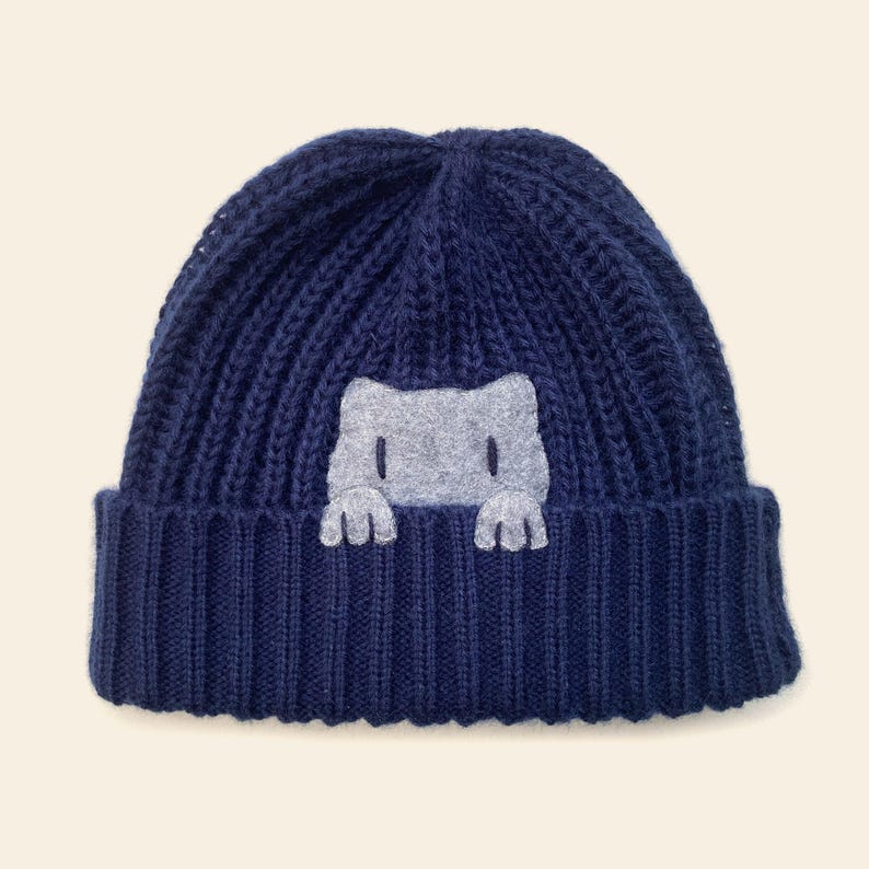 Ropa para niños y bebés: Gorro de lana con forma de gato rojo hecho a mano, accesorios infantiles, regalo de cumpleaños Navy