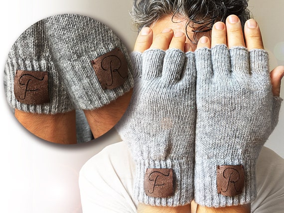 Personalized fingerless gloves deals