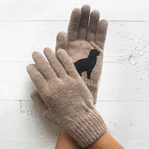 Dog Gloves Women, Dog Lover Gift, Winter Accessories For Her, Best Girlfriend Gift, Dog Lady Gifts, Outdoor Clothing, Pet Memorial Gift image 6