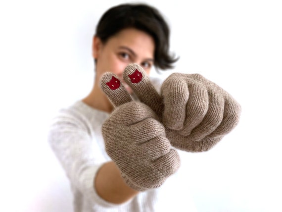Cat Gloves Kitten Mittens Cat Mom Gifts Valentine Clothing
