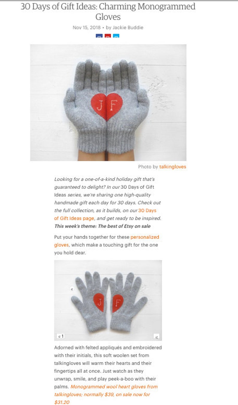 Customized Heart Gloves, Custom Mittens Women, Personalized Gift For Mom, Unisex Mittens, Personalized Teacher Appreciation Gift image 4