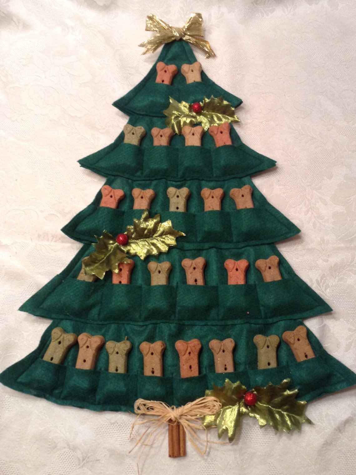 Puppy Treat Treeadvent Calendar Etsy