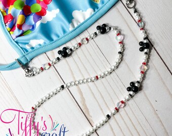 teacher gift party theme park cruise student work wedding Ribbon Lanyard just married mask holder Mickey Minnie Mouse honeymoon