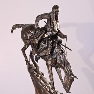 Frederic Remington Bronze Sculpture: Mountain Man Statue