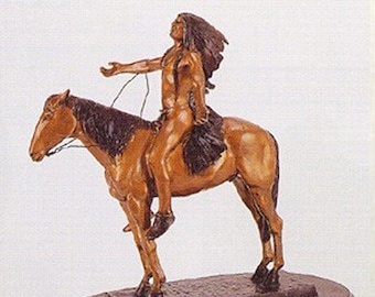 Appeal to the Great Spirit Finest Lost Wax Bronze Statue Sculpture Signed C. Dallin