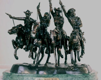 Coming Through the Rye by Frederic Remington Finest US Lost Wax Bronze Statue