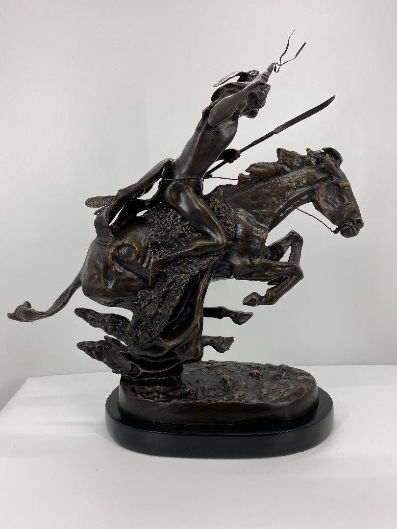 Cheyenne Lost Wax Bronze Collectible Sculpture Statue by Frederic