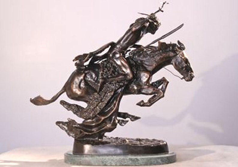 Cheyenne Lost Wax Bronze Collectible Sculpture Statue by Frederic