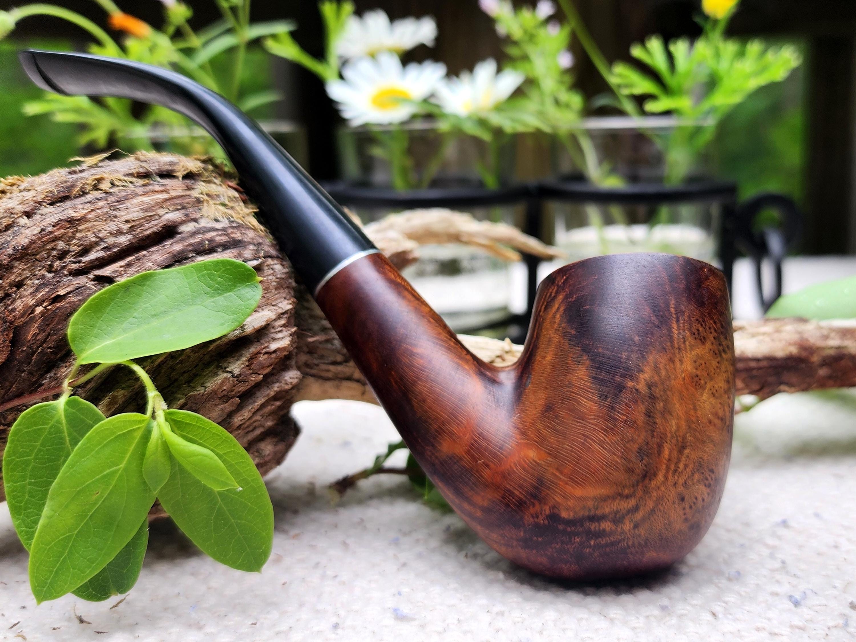 Burl Briar Wood Pipe - Etsy