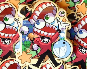 Caine 3 Inch Glossy Waterproof Vinyl Sticker (The Amazing Digital Circus)