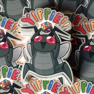 Loot Hoarding Bug YIPPIE 3 Inch Glossy Vinyl Sticker (Lethal Company)