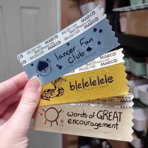 assorted convention fandom badge ribbons - deltarune ball python project hail mary