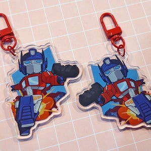 G1 Optimus Prime 2.5 Inch Acrylic Charm Keychain