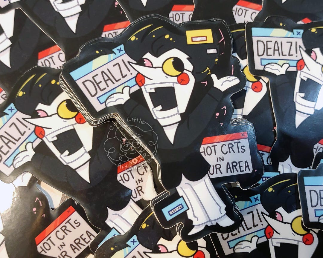 Spamton Sticker Last Chance! || SPAMTON G. SPAMTON Deltarune Chapter 2 Three Inch ...