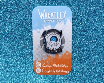 Wheatley 1.25 inch Enamel Lapel Pin (Portal 2)