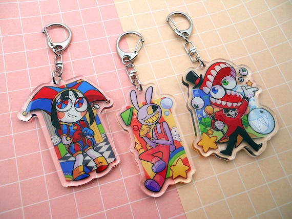 ビックリマン　非売品　キャラクターキーホルダーセット　美品 ピンセットキーホルダー』(全5色)挟んで留める、新感覚の