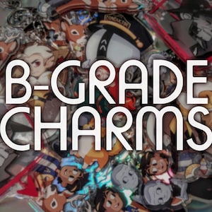 Discontinued + B and C Grade Discount Acrylic Charms (See description!)