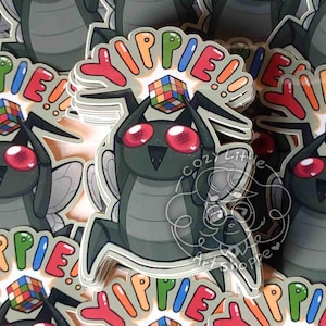 Loot Hoarding Bug YIPPIE 3 Inch Glossy Vinyl Sticker (Lethal Company)