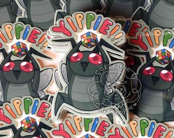 Loot Hoarding Bug YIPPIE 3 Inch Glossy Vinyl Sticker (Lethal Company)