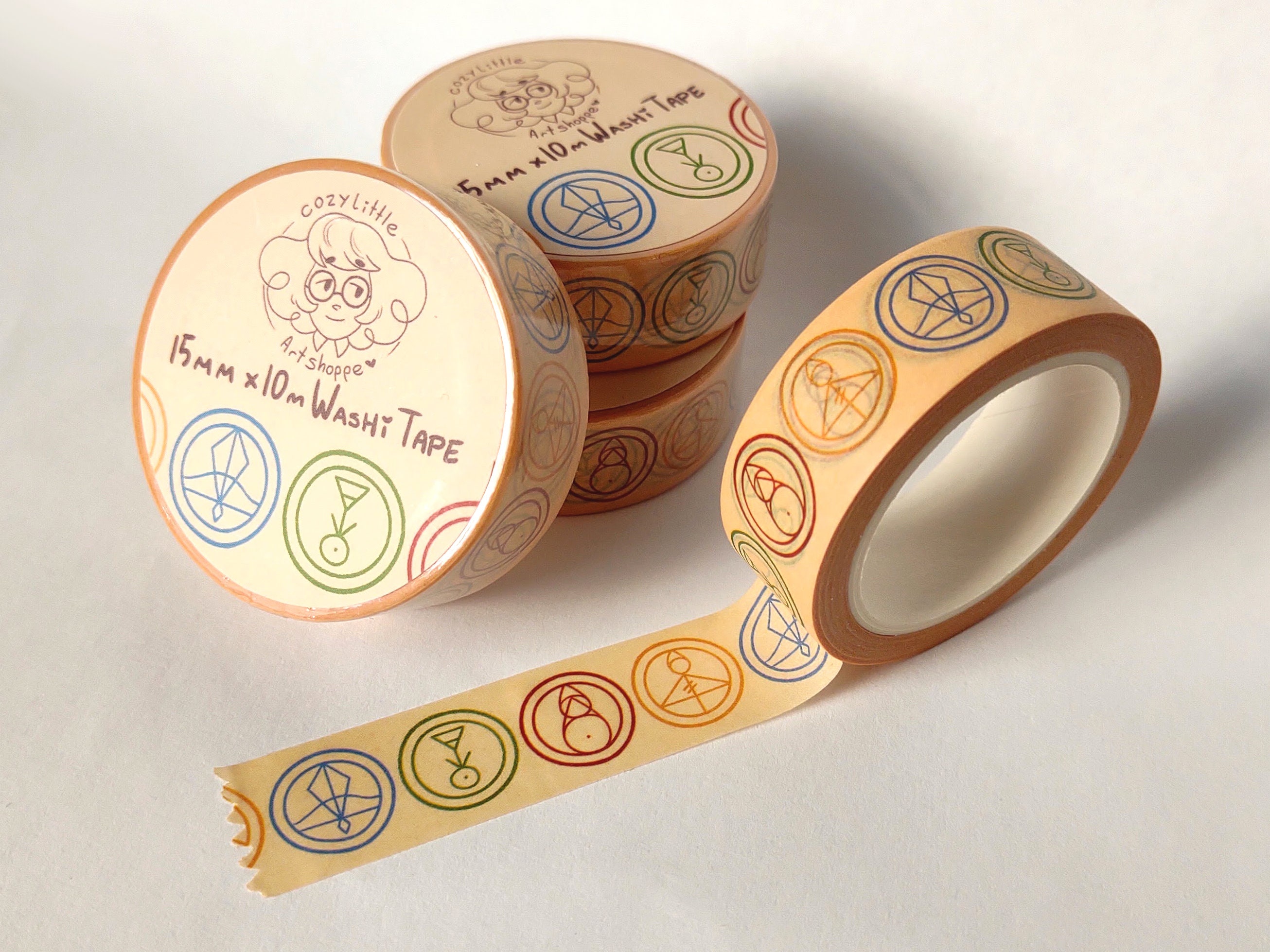 O-CHECK Decorative craft 15mm X 10m masking tape