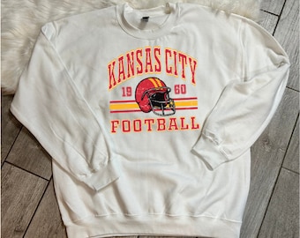 Kansas City Football sweatshirt, Kansas City Chiefs sweatshirt, Retro Kansas City