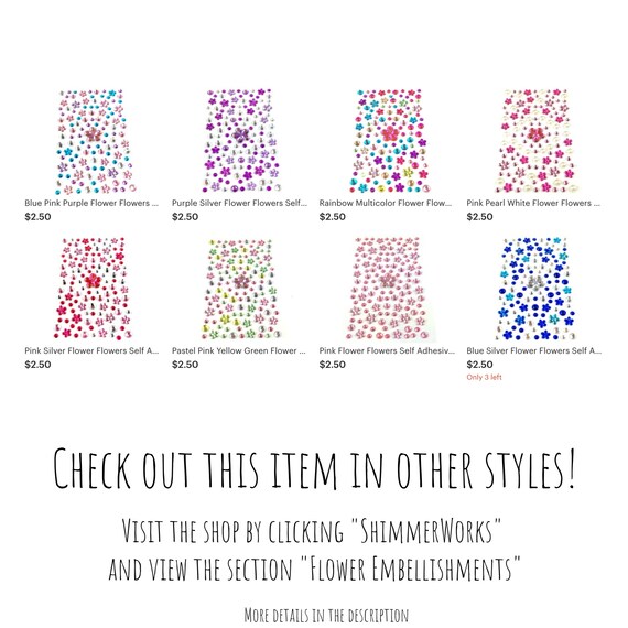 Pink /& Green Stars /& Round Gem 5-7mm Diamante Sticker Craft Card Making 220 Gems