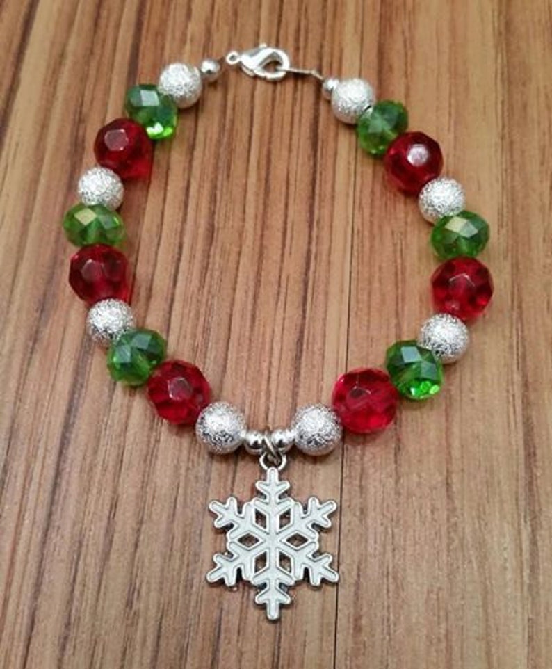 Christmas Bracelet Etsy