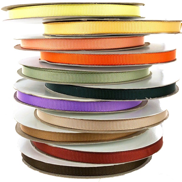 1/4" Grosgrain Ribbon 25 yards