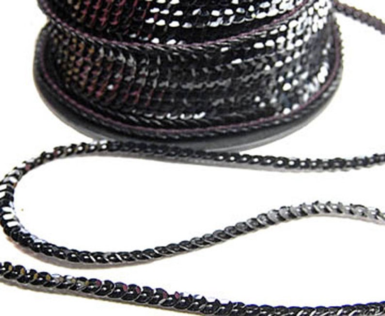 5mm Strung Sequins Trim Cup Style 72 yard Bulk Roll