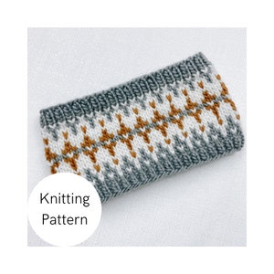 COMFORT CHEVRON headband PATTERN | Knitting pattern, knit patterns, ear-warmer pattern, knitted headband