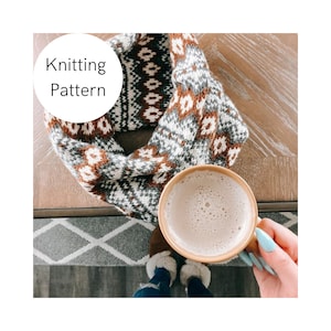 Hensley cowl PATTERN | cowl pattern, knitting pattern, knitted cowl patterns, knit patterns, colorwork patterns, fair isle patterns