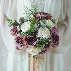 Colorful Wedding Bouquet,Bridal Bouquet,Bridesmaid Bouquet,Artificial Flowers Bouquet,Wedding decoration,Silk Bouquet