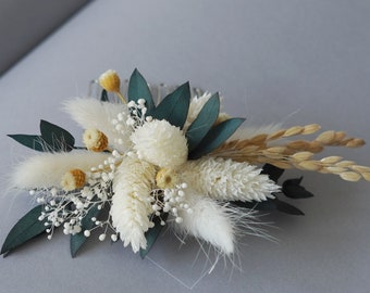 Hair Comb/Dainty Wedding Floral Comb/ Bridal Hair Accessory/Dried Flowers Comb/Wedding Tiara/Bridal Headdress/Wedding Arrangement