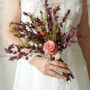 Wedding bouquet,Bridal bouquet,Dried flower bouquet,Pampas Grass bouquet,Natural flower decor,Flower Arrangement,Wedding decoration
