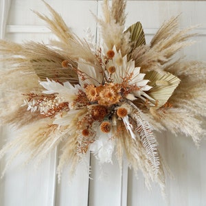 Dusty Wedding Archway Flower,Rust Orange Wedding Corner Swag,Swag for Arch,Outdoor Wedding Backdrop, Floral Arch Arrangement,Arch Flowers