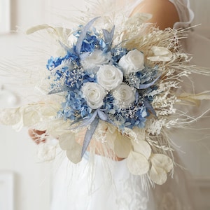 Wedding bouquet,Bohemian wedding,Bridal bouquet,Dried flower bouquet,Pampas Grass bouquet,Natural flower decor,Wedding decoration