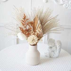 Trockenblumenstrauß, Pampasgrasstrauß, Vasenfüller, getrocknete Blumen, natürliches Blumendekor, Blumenschmuck, Trockenblumenstrauß