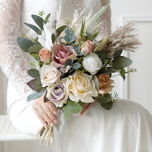 Wedding Bouquet,Bridal Bouquet,Bridesmaid Bouquet,Dried Flower Bouquet,Artificial Flowers Bouquet,Wedding bouquet boho bouquets