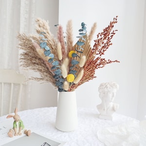 Dried flower bouquet,Pampas Grass bouquet,vase filler,dried flowers,natural flower decor,Flower Arrangement,home decoration, home bouquet