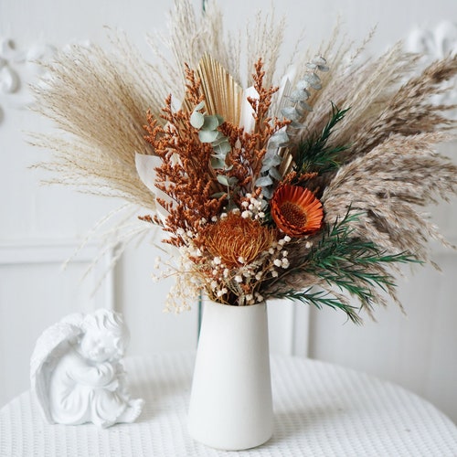 Elise Dried Flower Bouquet Etsy