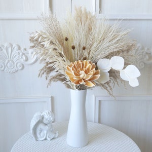 Wedding bouquet,Dried flower bouquet,Pampas Grass bouquet,Natural flower decor,Flower Arrangement,home decoration, home bouquet