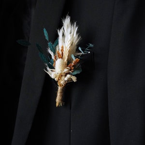 Wedding Boutonniere/Dry Flower Boutonniere/Mini Dried Flower Bouquet/Dried Boutonniere/Boutonnières